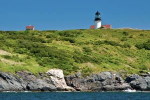 Seguin Island light view from the water.