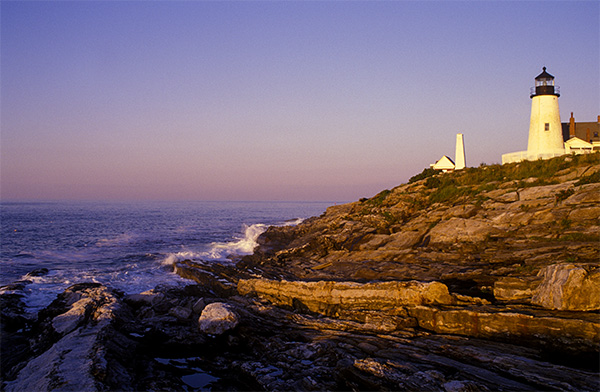 Unique Rock Formations at Pemaquid Point Lighthouse