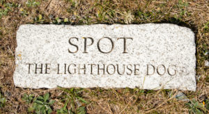 Spot the Lighthouse Dog Gravestone