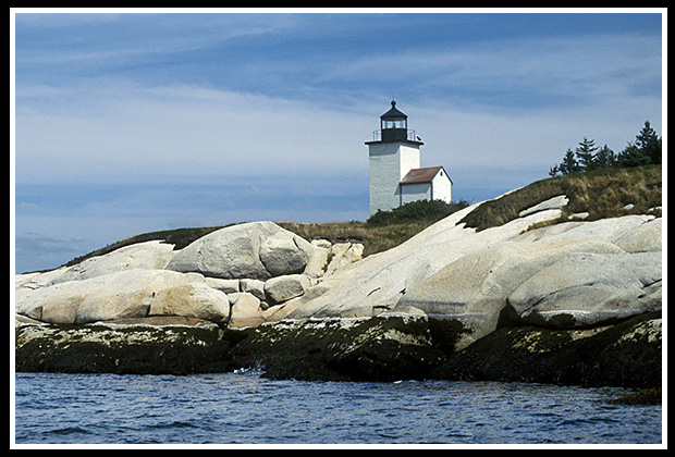 Deer Island Thororfare (Mark Island) lighthouse