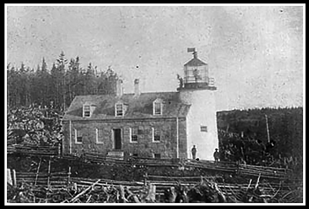 early image of Little River lighthouse
