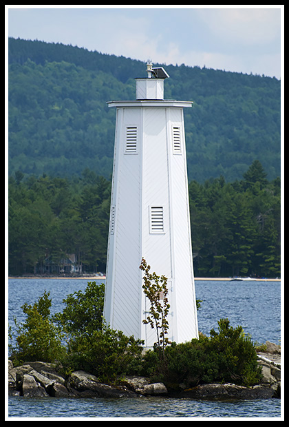 current Loon Island lighthouse tower