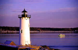 Portsmouth Harbor Light Tower at Dusk