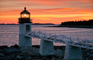 Marshall Point lighthouse in Maine