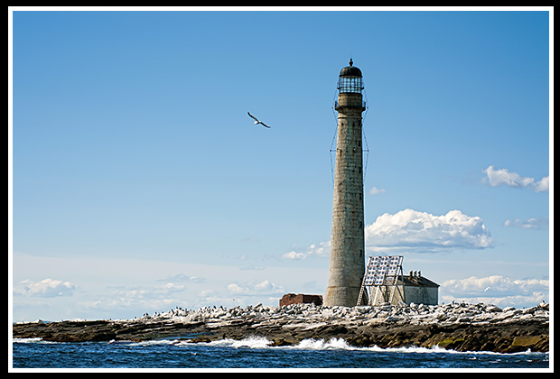 Boon Island lighthouse is the tallest beacon in New England.