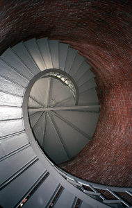 Spiral Stairway Inside Portsmouth Lighthouse Tower