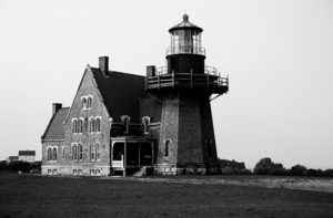 Block Island Southeast light gothic architecture.