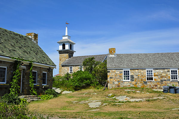 Appledore Island one of the islands of the Isles of Shoals.