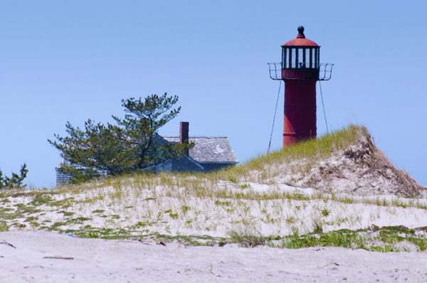 Monomoy Lighthouse on Cape Cod in Massachusetts
