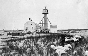 Early Monomoy Lighthouse Station. Image courtesy of US Coast Guard.