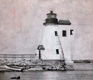 Palmer Island Lighthouse with Keepers Quarters