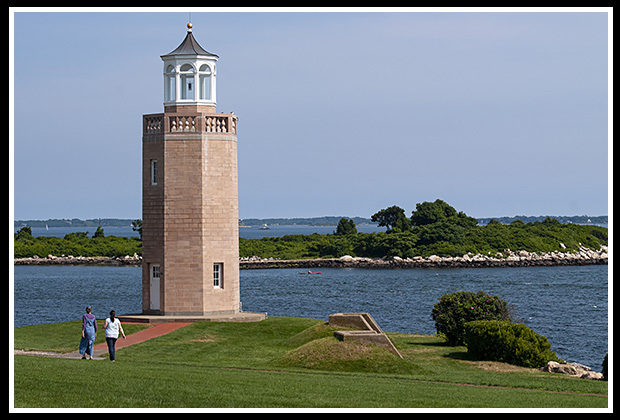 Avery Point lighthouse on the University of Connecticut campus