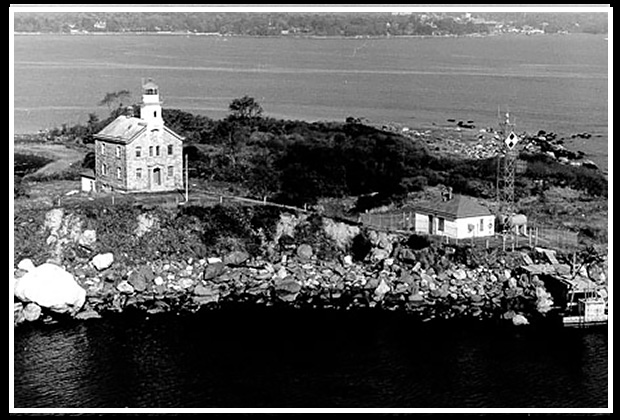 early Great Captain Island light