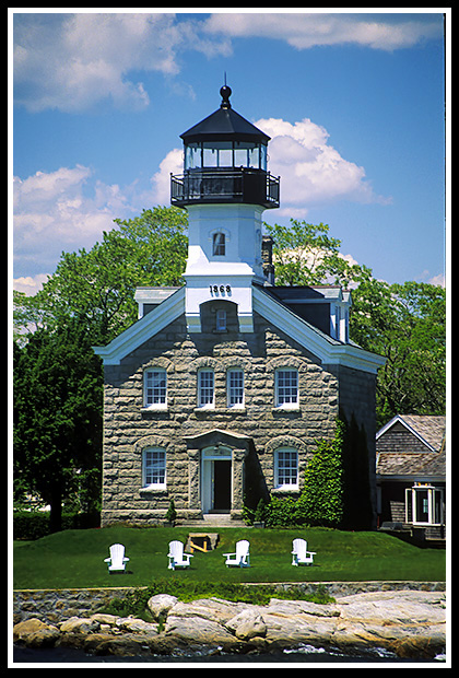 Morgan Point light stone construction