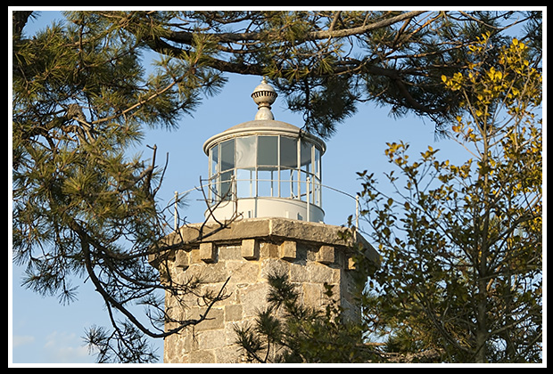 Stonington Harbor light tower  