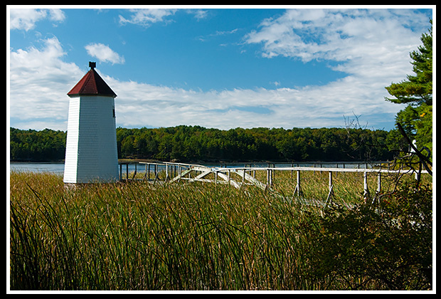 Doubling Point Front Range light over looking Kennebec River