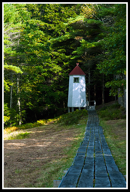 Doubling Point Rear Range light