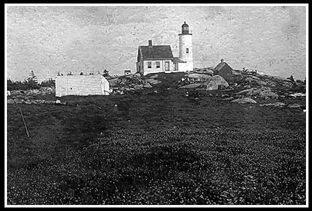 early image Baker Island light woth no trees