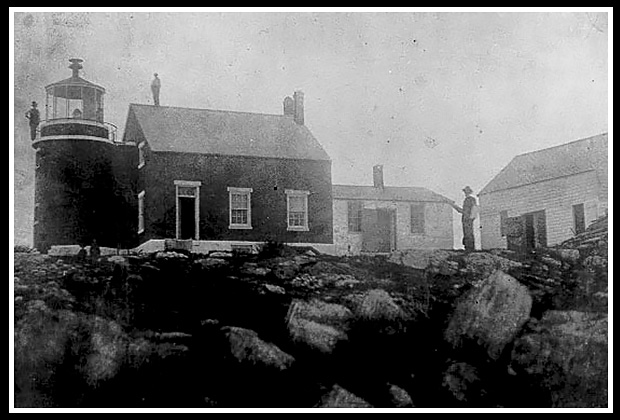 early image of Bear Island lighthouse