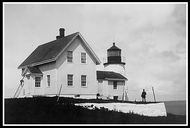 early image of Eagle Island light