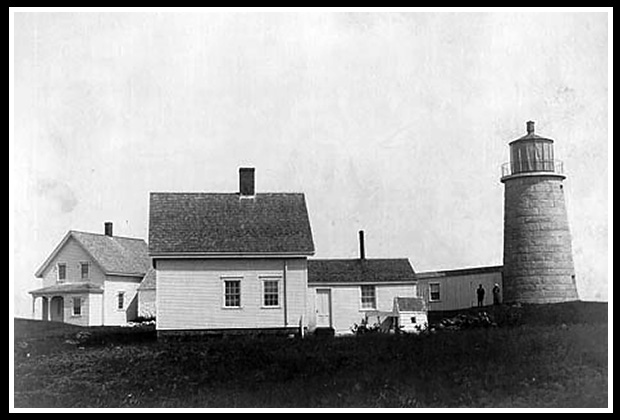 early image Monhegan Island light