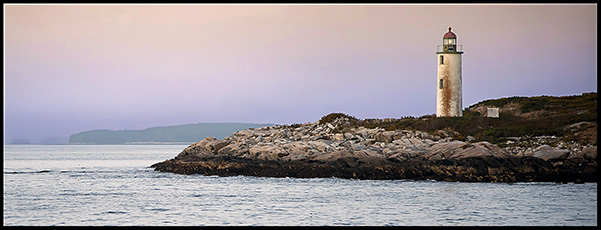 Franklin Island lighthouse in Maine