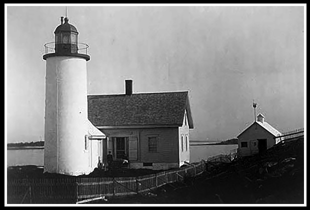 early Franklin Island light