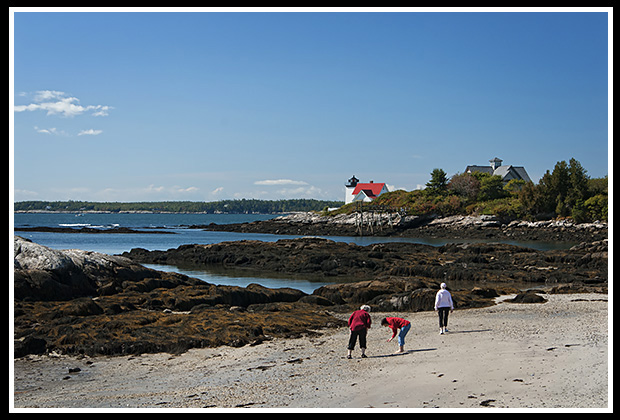 beach by Hendricks Head light