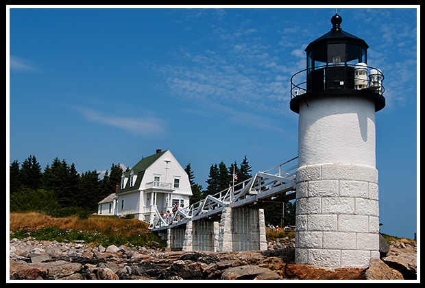 Grounds of Marshall Point lighthouse