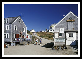dock at Monhegan Island