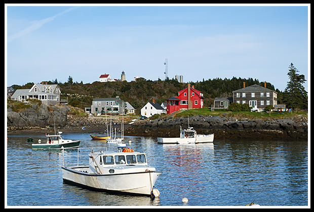 Monhegan Island harbor