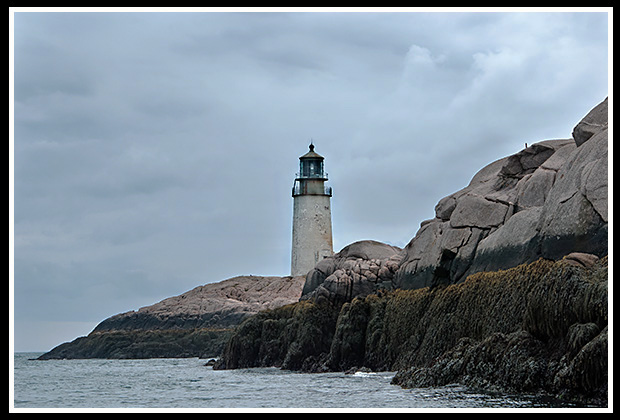 Moose Peak light in cloudy weather