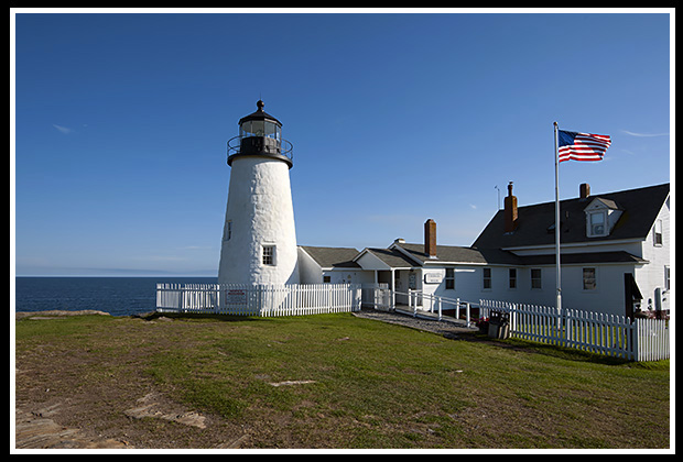 Pemaquid lighthouse grounds