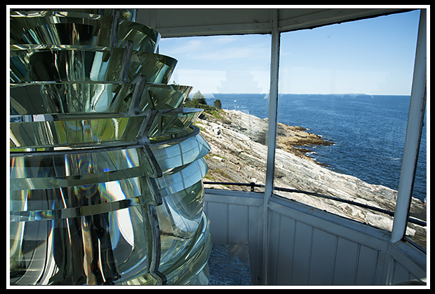 view from Pemaquid light tower