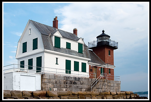 Maine Lighthouses Between Rockland and Camden