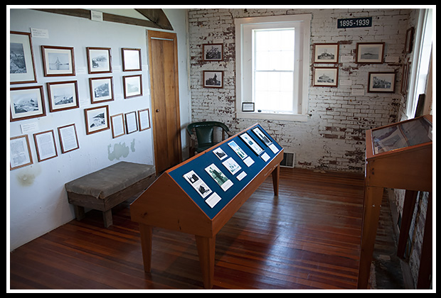 inside Seguin Island light museum