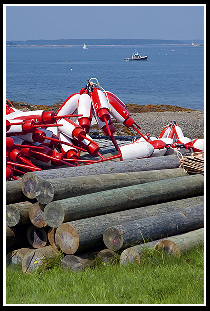 Swans Island bouys