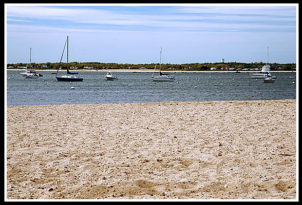 one of many quiet beaches around Bourne