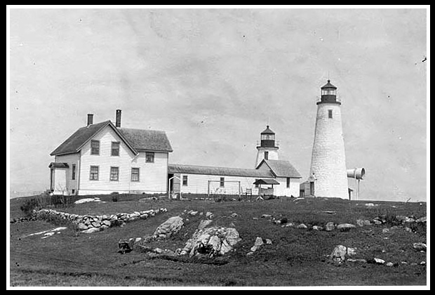 early Bakers Island light