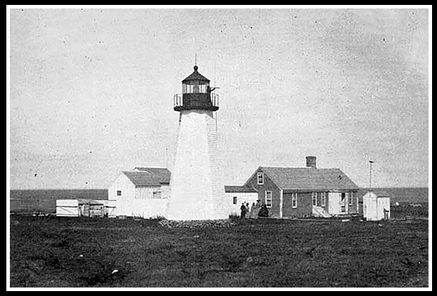 Cape Poge light 1844 construction