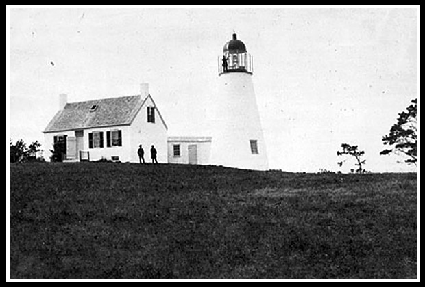 early West Chop light 1847 construction