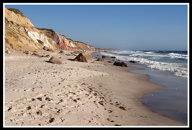 Moshup Beach near Gay Head lighthouse