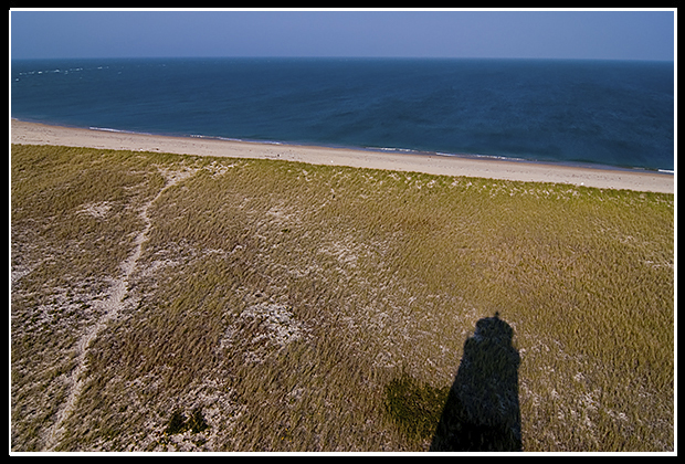 Great Point lighthouse shadow of tower