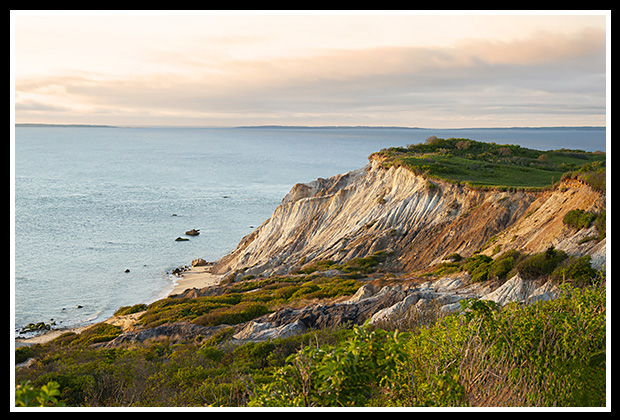 moshup beach on Wampanaog land in aquinnah