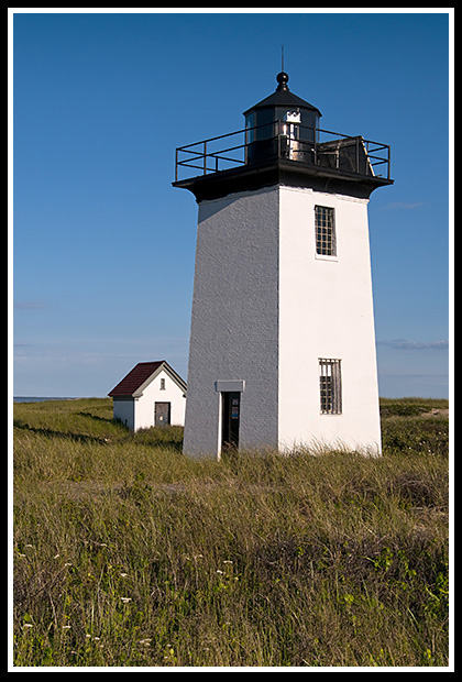 wood end lighthouse tower