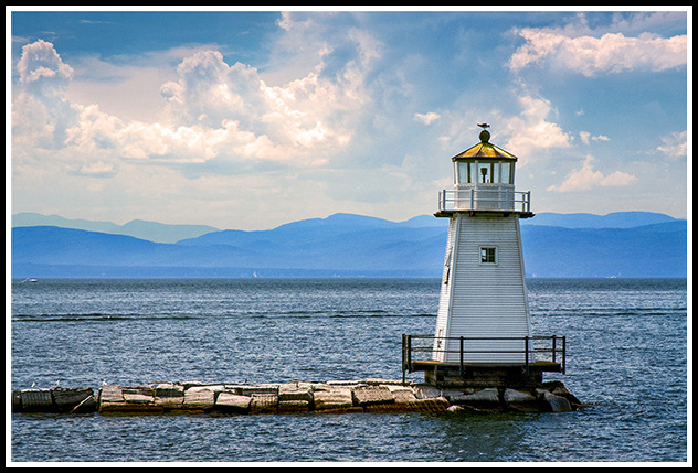 Burlington Breakwater North lighthouse