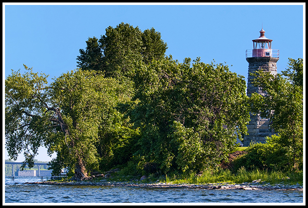 waterside view of Windmill Point light