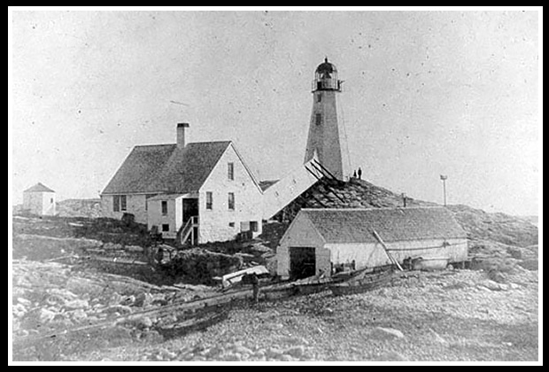 Isles of Shoals light 1821 construction