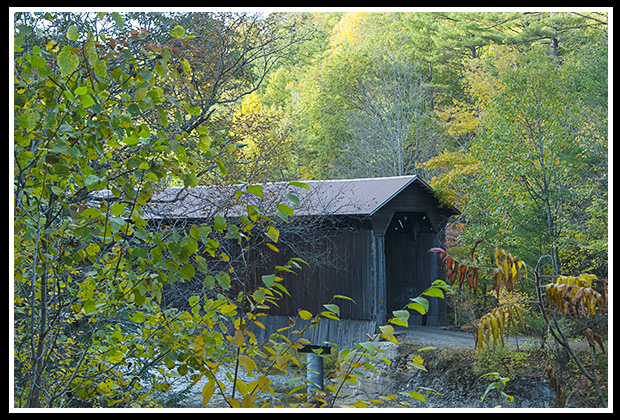 Pier covered bridge