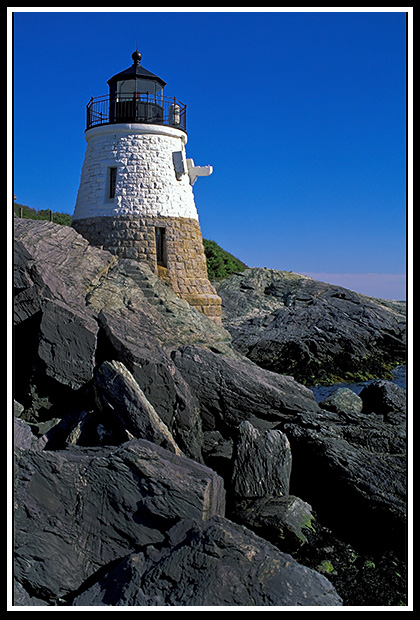 Castle Hill light as sun sets